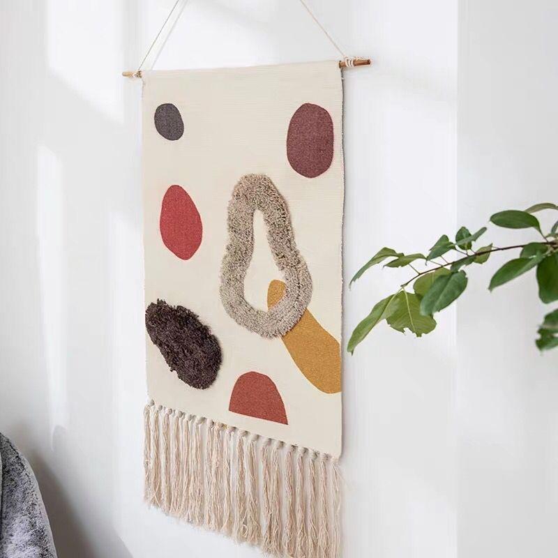 Tufted Tapestry Hand Knotted Wall Hanging