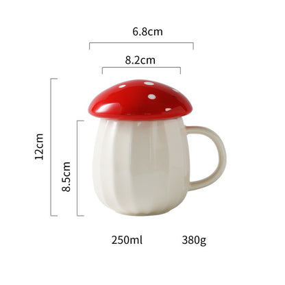 Mushroom Mug With Lid