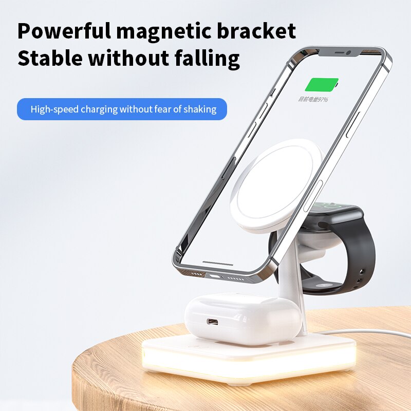 Luxurious 4 in 1 Mag-Safe Charger Stand