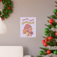 Never Stop Growing Retro Poster
