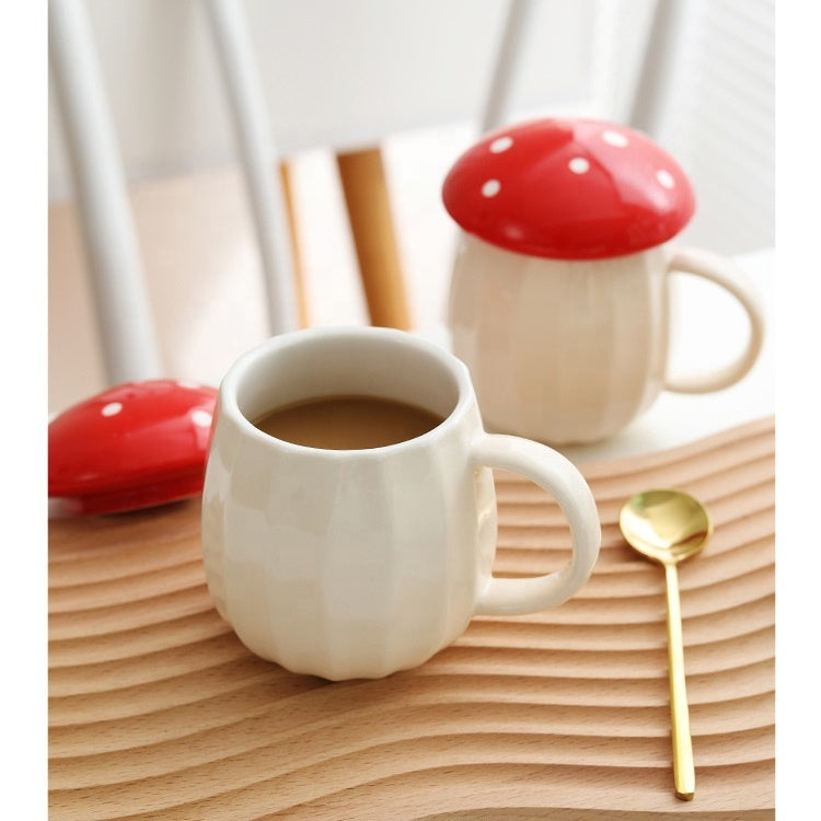 Mushroom Mug With Lid