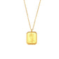 Gold Plated Flower Birthstone Necklaces
