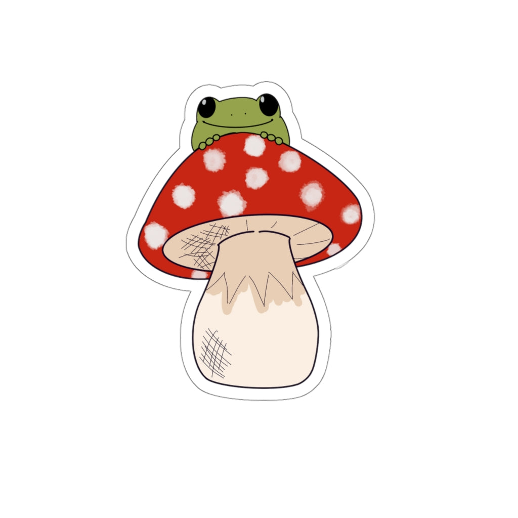 Froggie on a Shroom Stickie