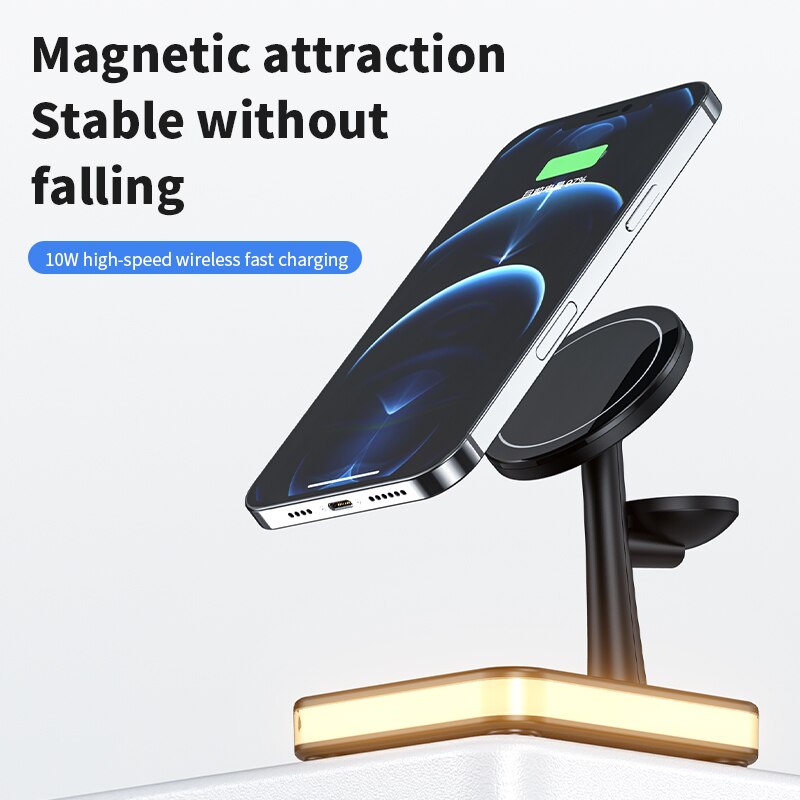 Luxurious 4 in 1 Mag-Safe Charger Stand