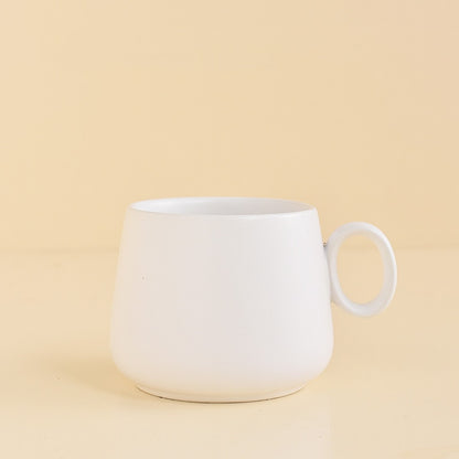 Ceramic Large Bottom Mugs in Pastels