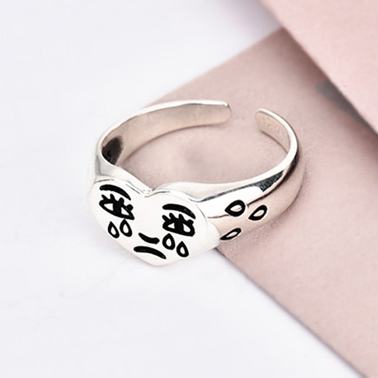 Crying Adjustable Ring Tears