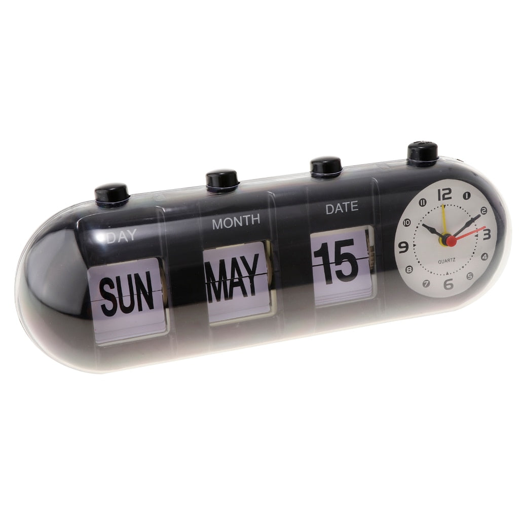 Retro Capsule Digital Tabletop Clock