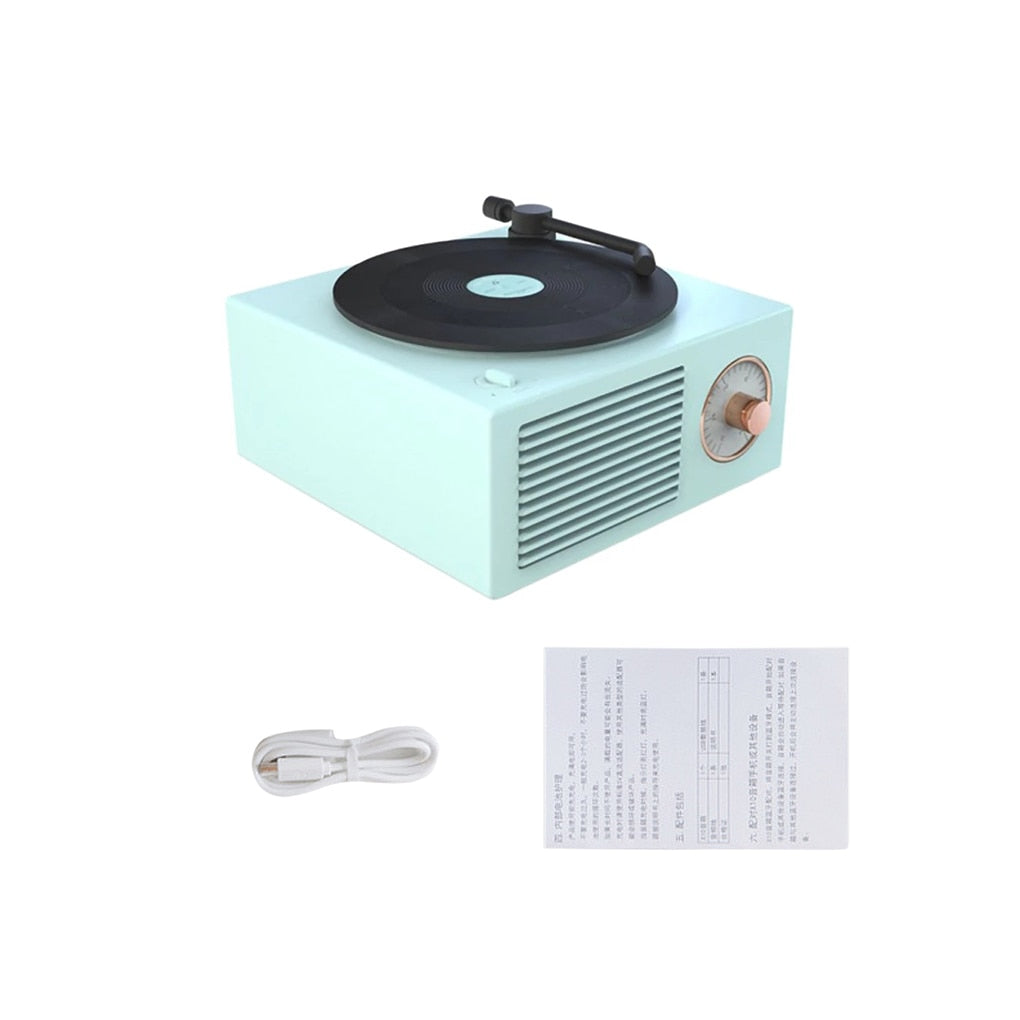 Vinyl Record Player Bluetooth Speaker