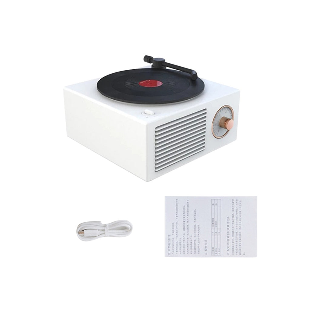 Vinyl Record Player Bluetooth Speaker