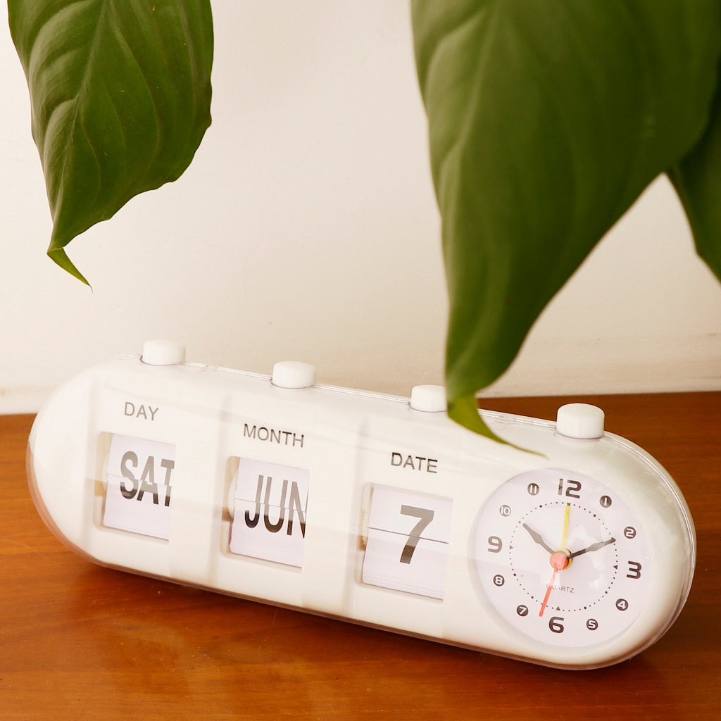 Retro Capsule Digital Tabletop Clock