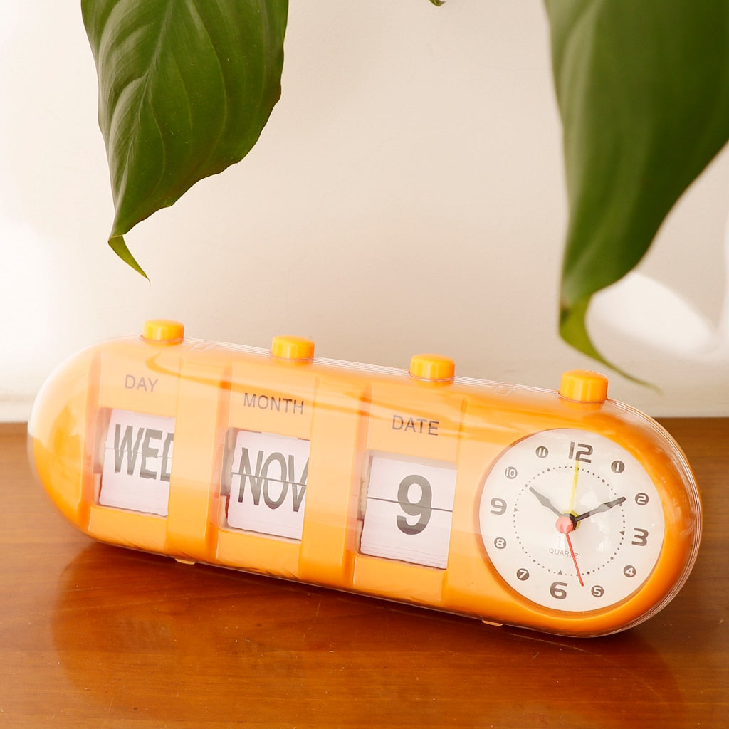 Retro Capsule Digital Tabletop Clock