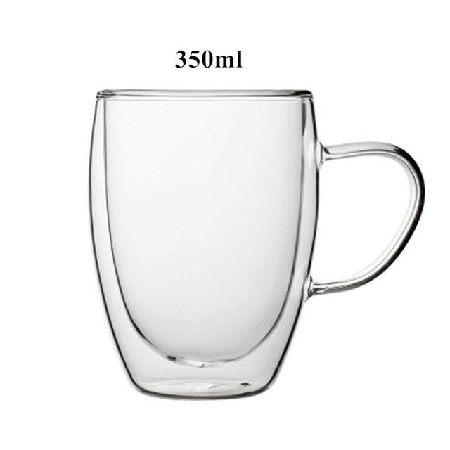 Heart Shaped Glass Mug