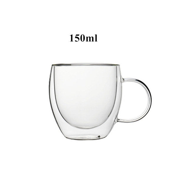 Heart Shaped Glass Mug