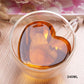 Heart Shaped Glass Mug