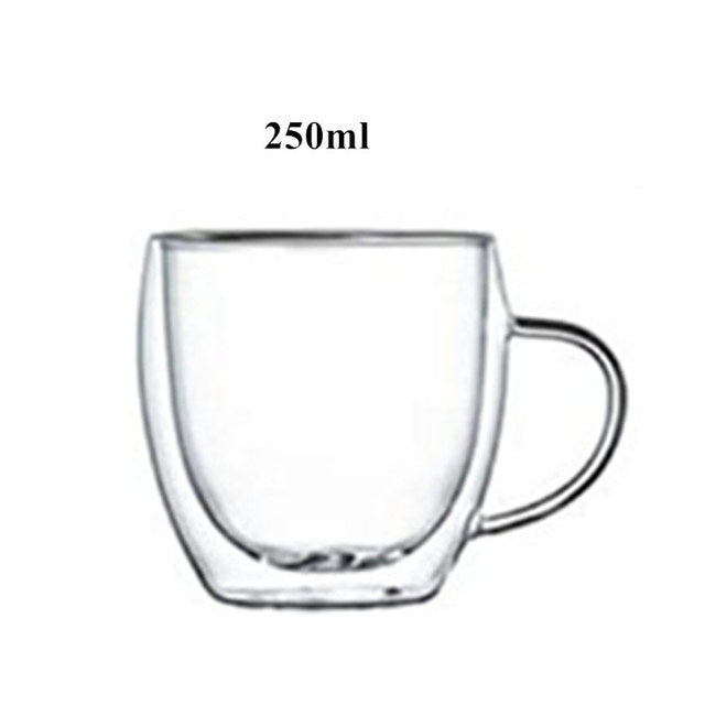 Heart Shaped Glass Mug