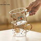 Sun Eye Pattern Glass Cup