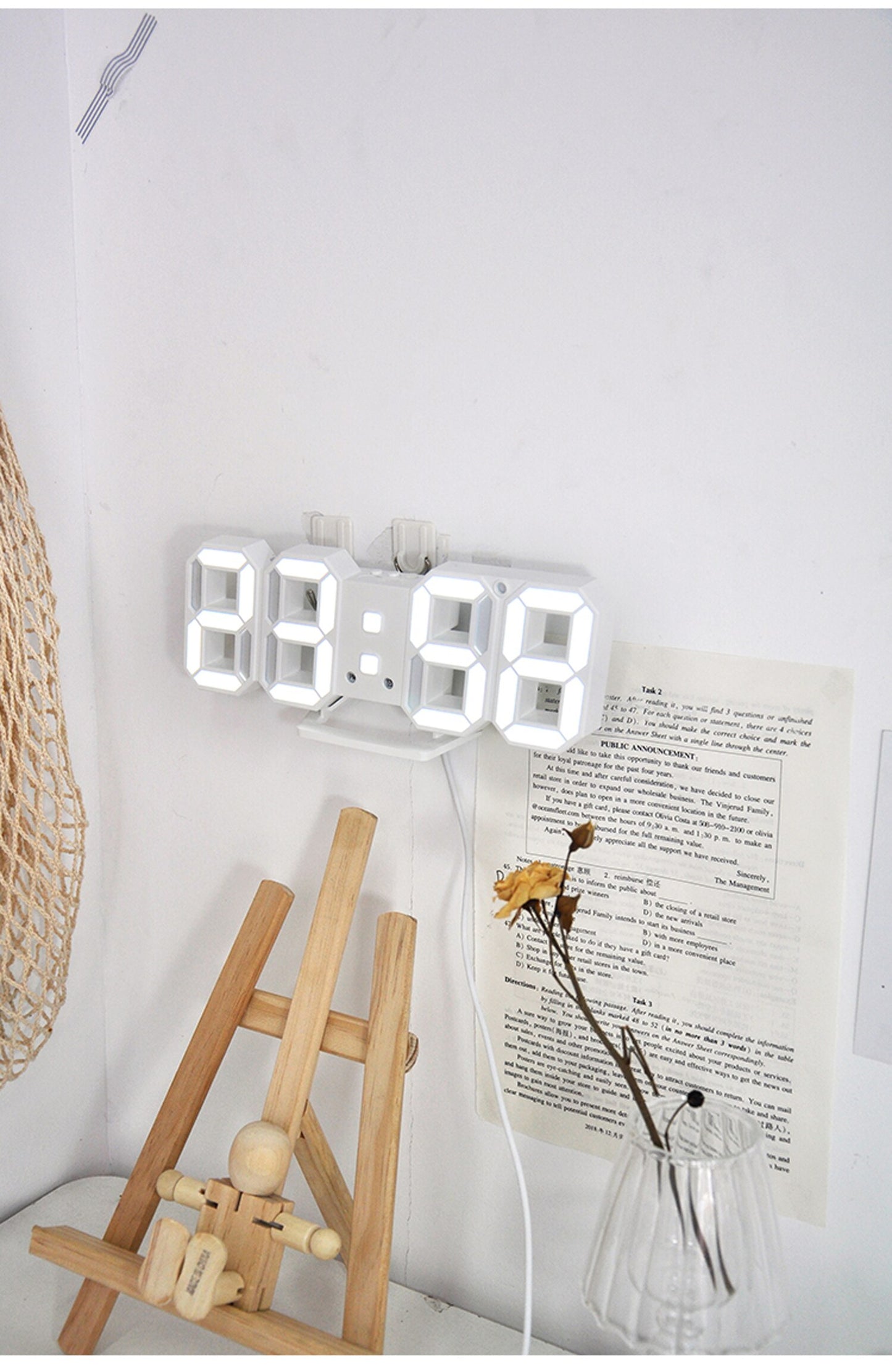 LED Table Top Digital Alarm Clock