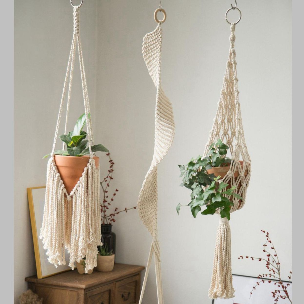 Extra Fringy Macrame Plant Hanger