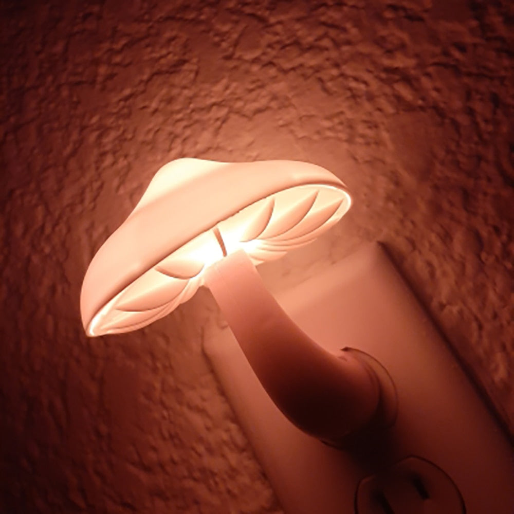 Led Mushroom Wall Socket Lamp