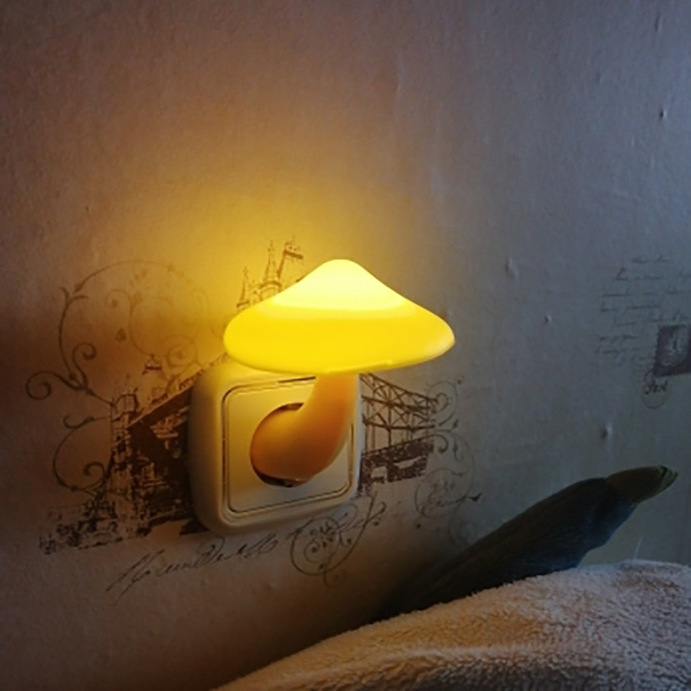 Led Mushroom Wall Socket Lamp