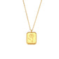 Gold Plated Flower Birthstone Necklaces
