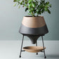 Modern Ceramic Plant Pot with Stand