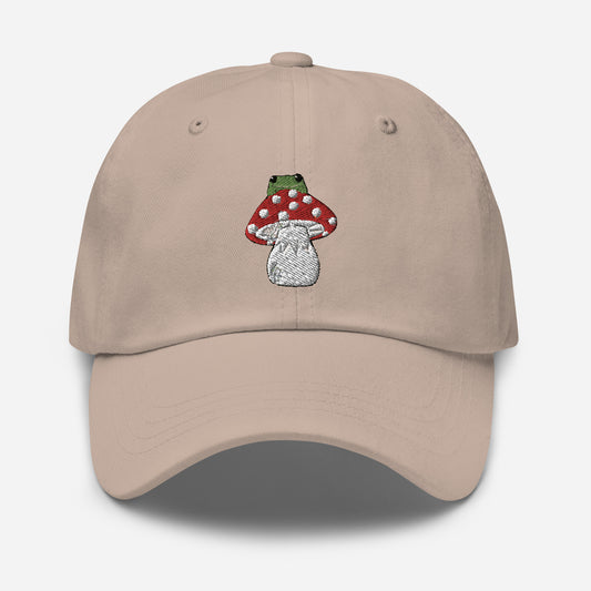 Mushroom-Frog Dad Hat