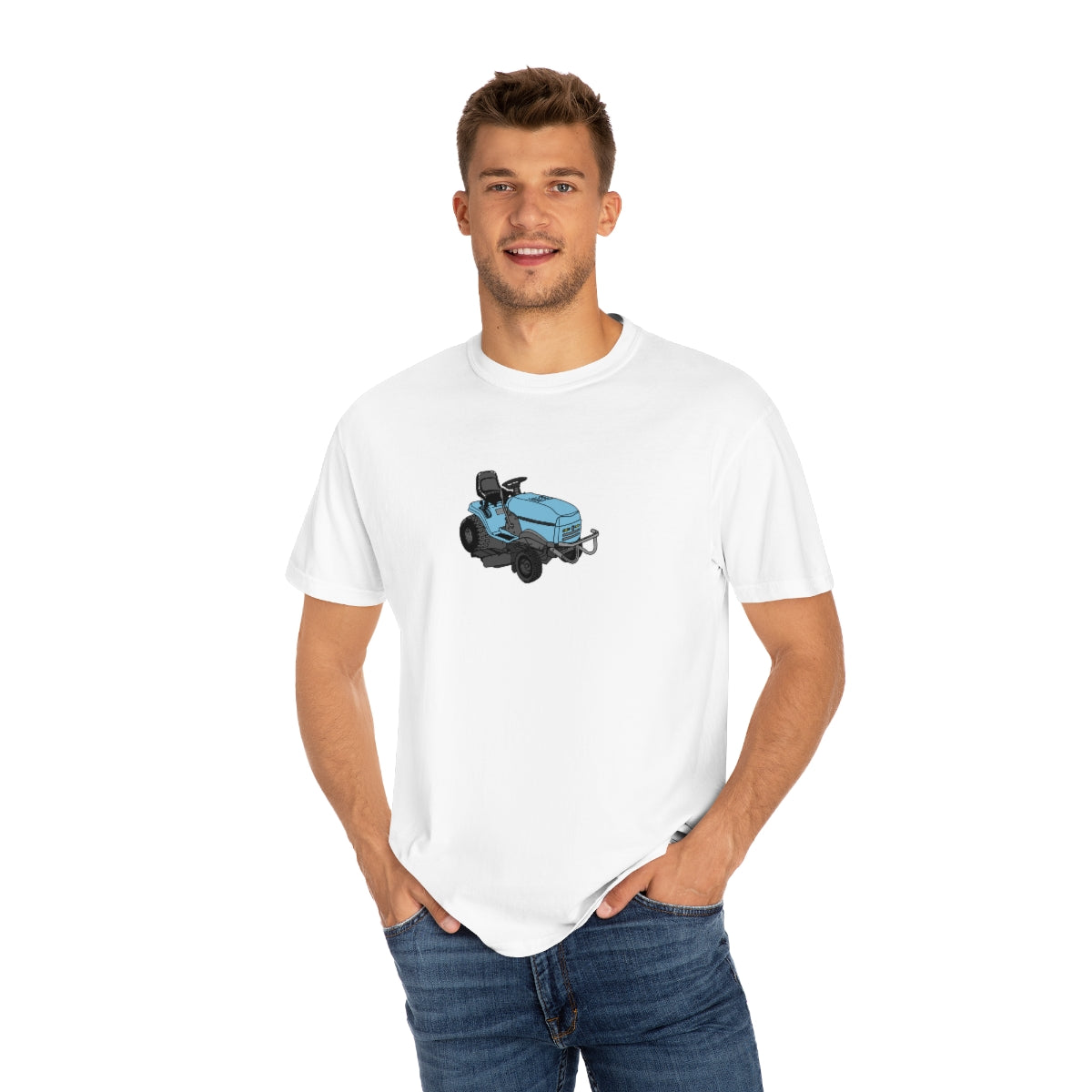 We Ride at Dawn Lawnmower Comfort Colors T-shirt
