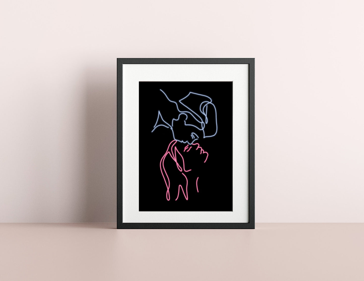 Neon Soul Mates Digital Print