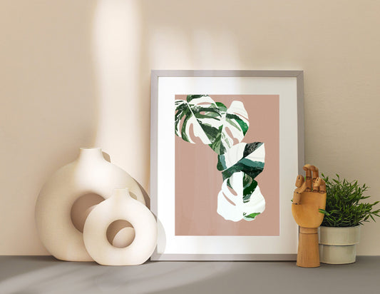 Monstera Albo Digital Print