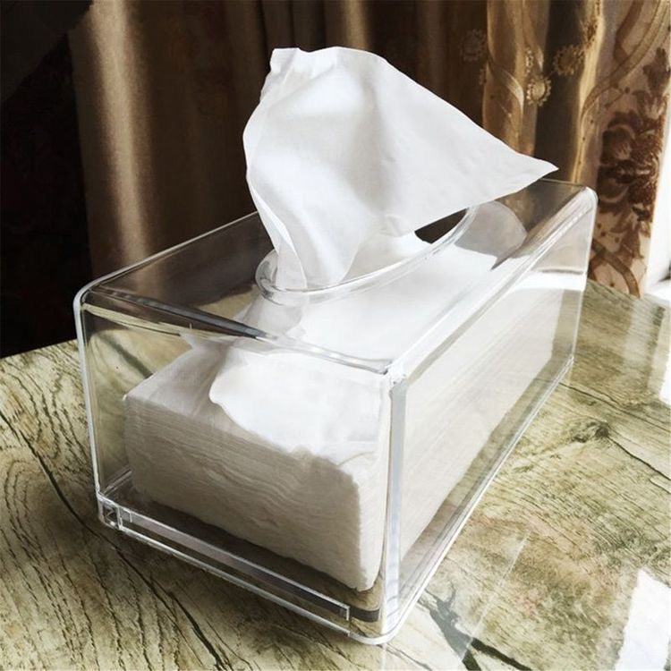 Clear Acrylic Tissue Box