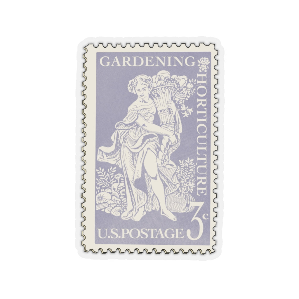 Vintage Gardening Stamp Stickie