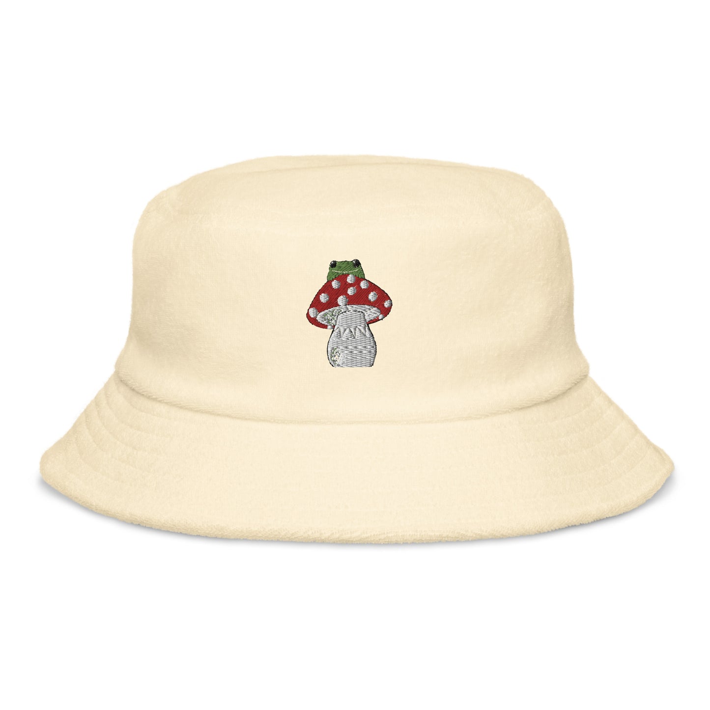 Mushroom-Frog Bucket Hat