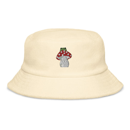Mushroom-Frog Bucket Hat