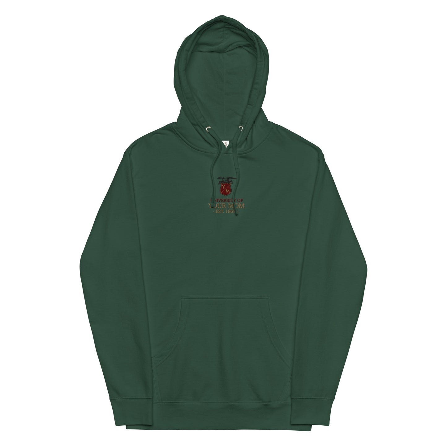 YMU Embroidered Hooded Sweatshirt