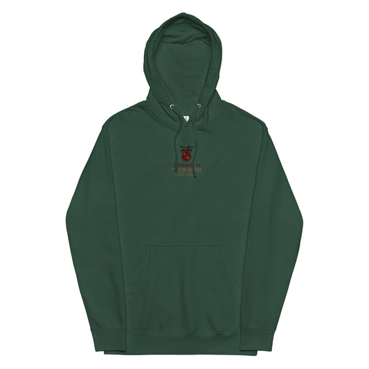 YMU Embroidered Hooded Sweatshirt