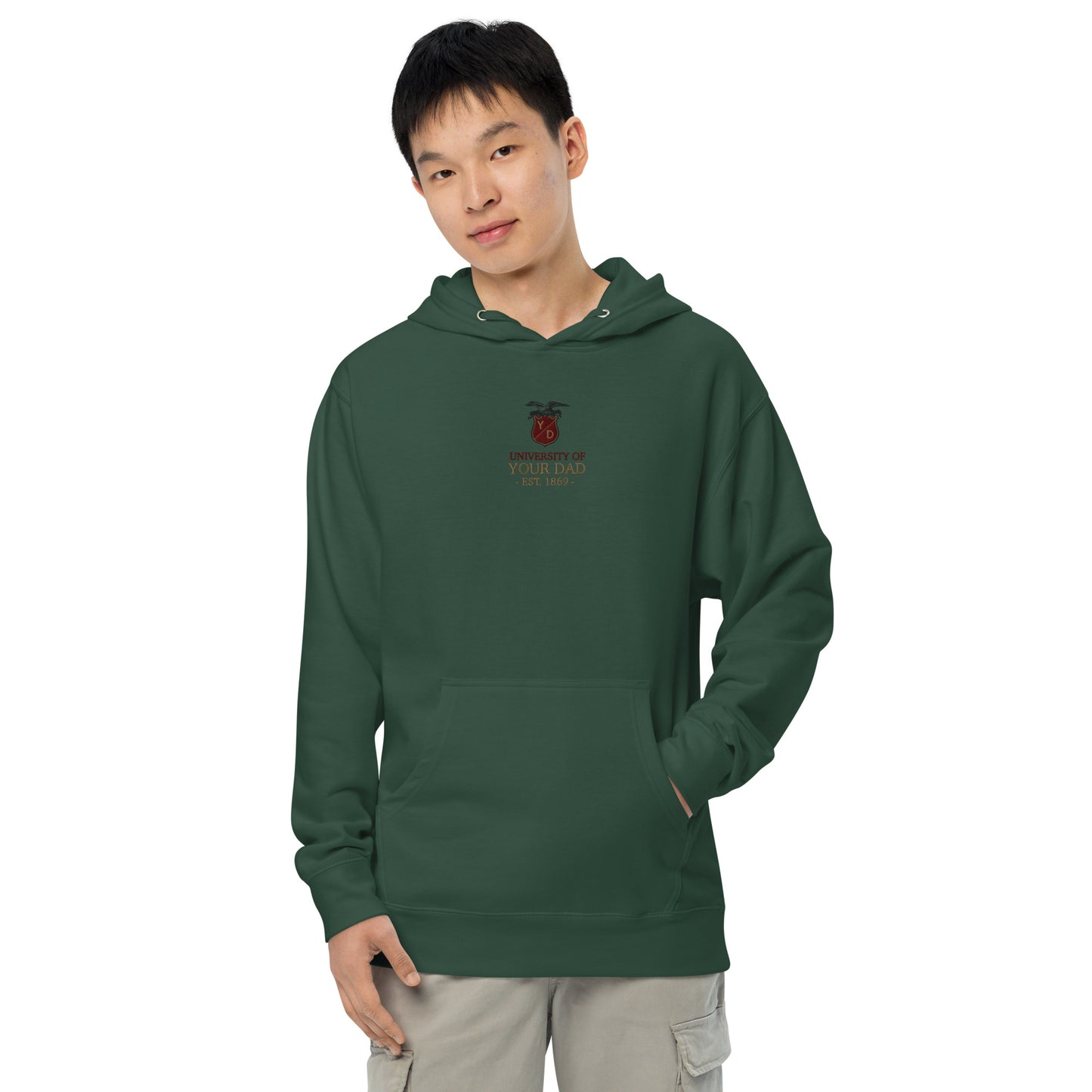 YDU Embroidered Hooded Sweatshirt