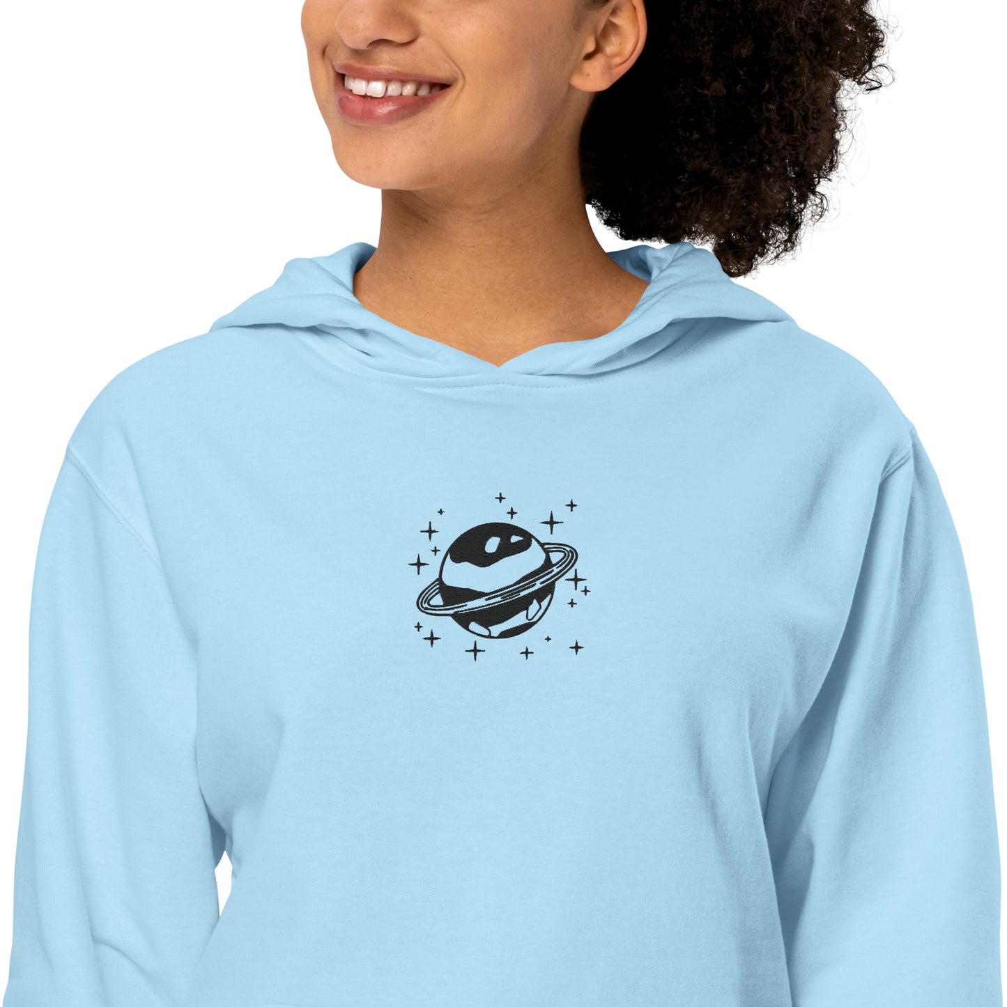 Beyond The Stars Embroidered Hooded Sweatshirt