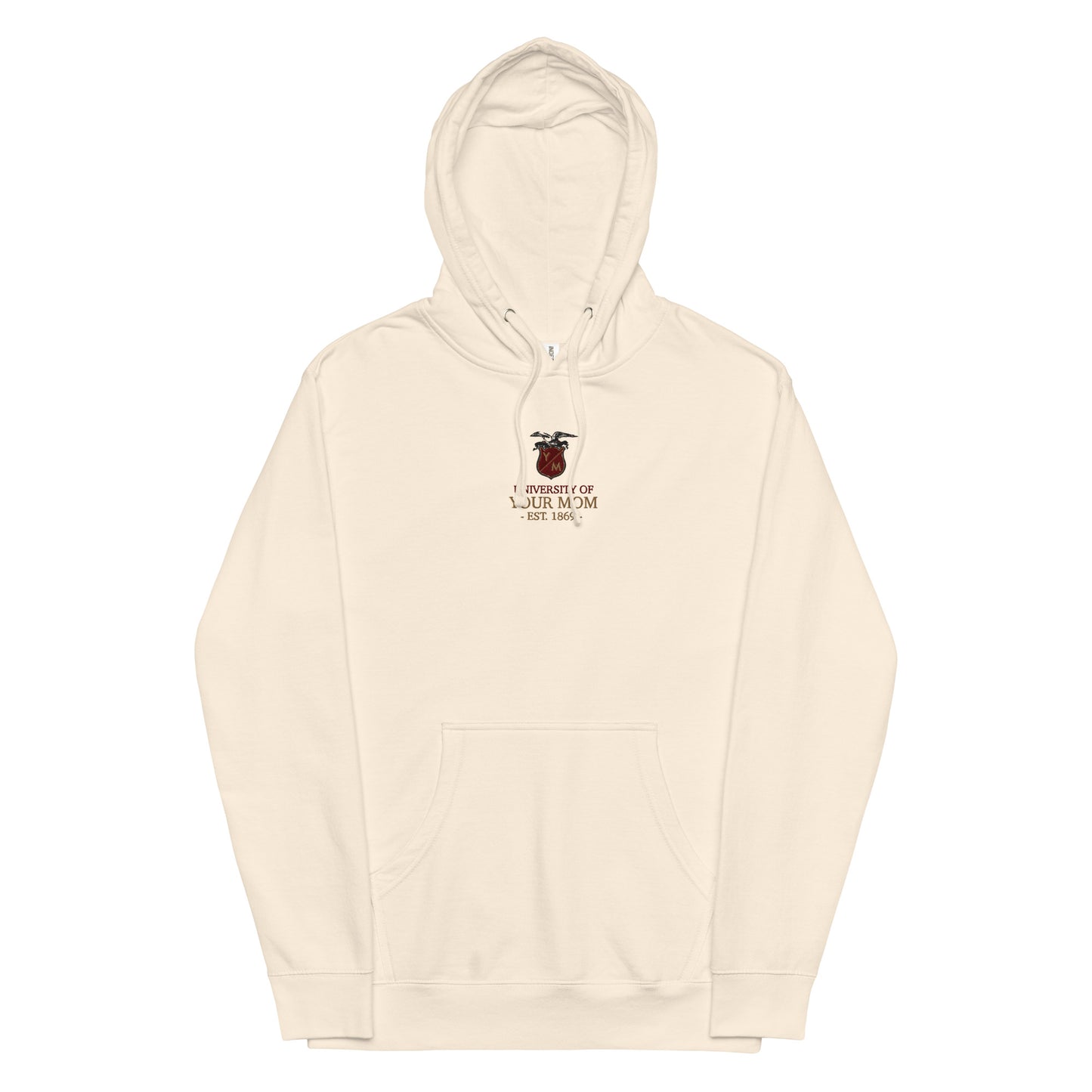 YMU Embroidered Hooded Sweatshirt