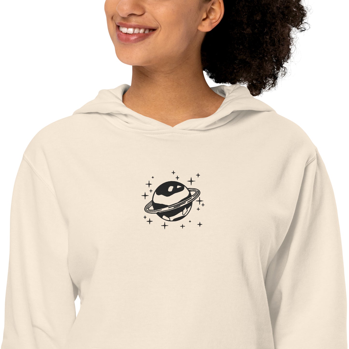 Beyond The Stars Embroidered Hooded Sweatshirt