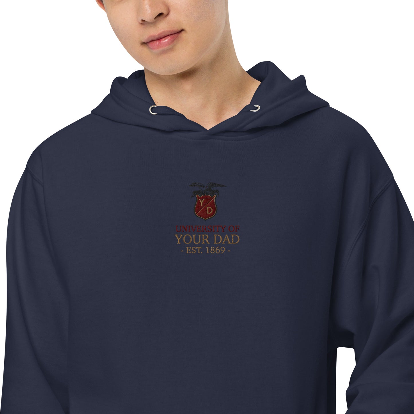 YDU Embroidered Hooded Sweatshirt