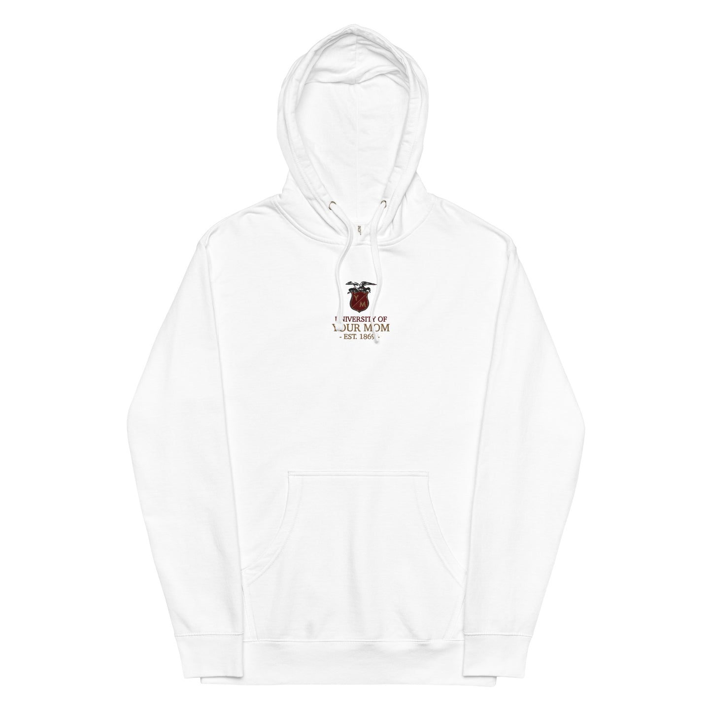 YMU Embroidered Hooded Sweatshirt