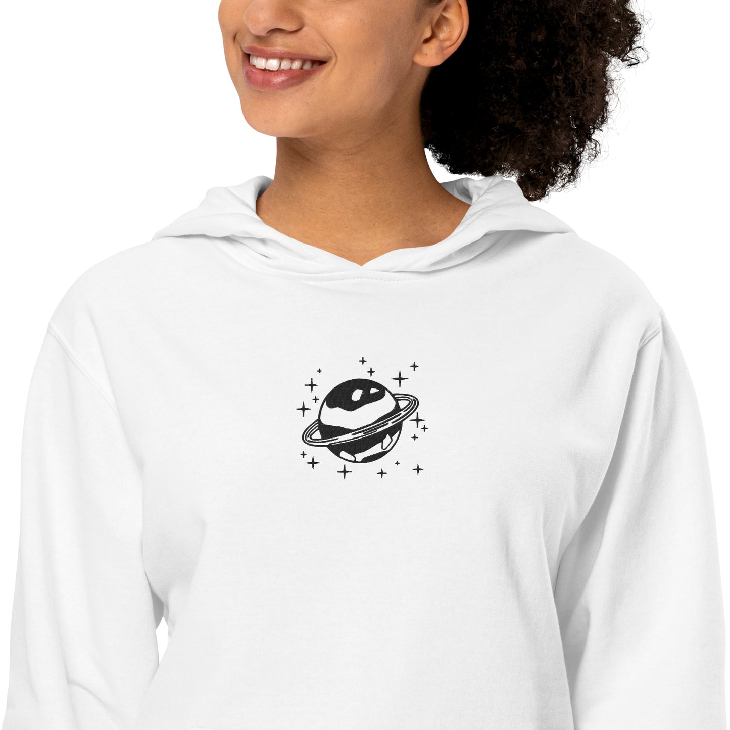 Beyond The Stars Embroidered Hooded Sweatshirt